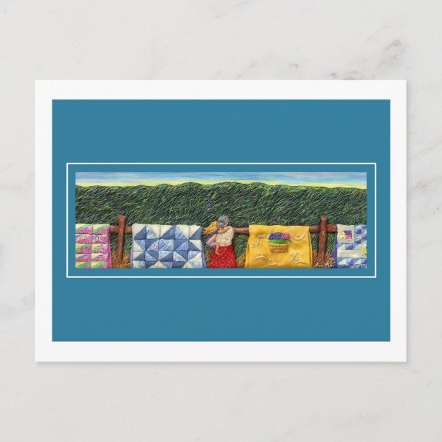 Postal cosecha curvada (Anverso)