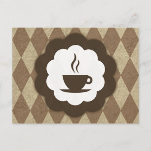Postal cosecha de café