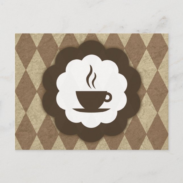 Postal cosecha de café (Anverso)