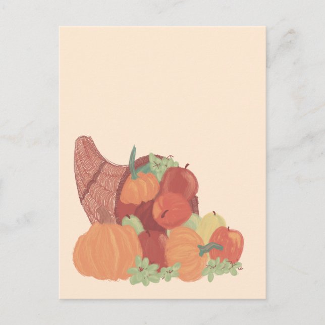 Postal Cosecha de Otoño (Anverso)