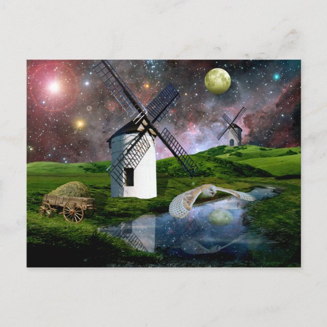 Postal Cosecha la Luna. (Anverso)