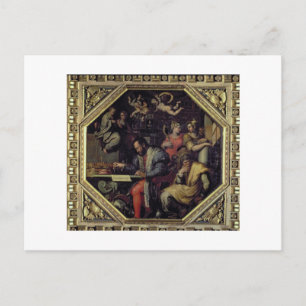 Postal Cosimo I de' Medici (1519-74) planificando los con