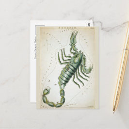 Postal Cosmic Scorpio Zodiaco 