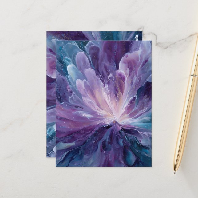 Postal CosmicFlower (Anverso/Reverso In Situ)