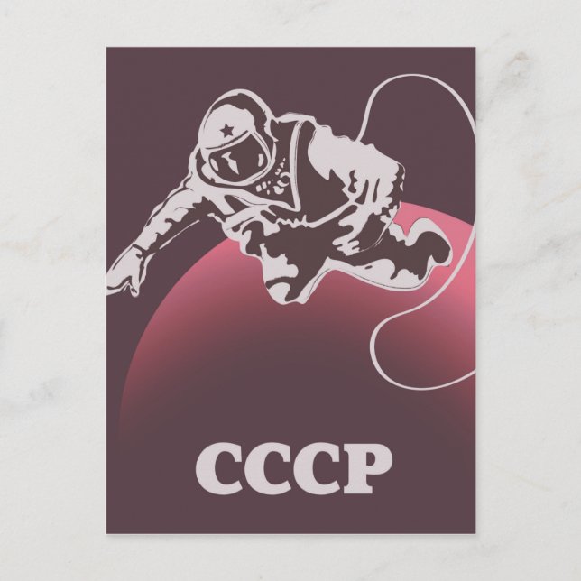 Postal Cosmonauta de la CCCP (Anverso)