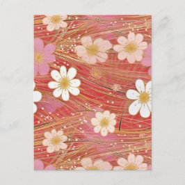 Postal Cosmos Chiyogami