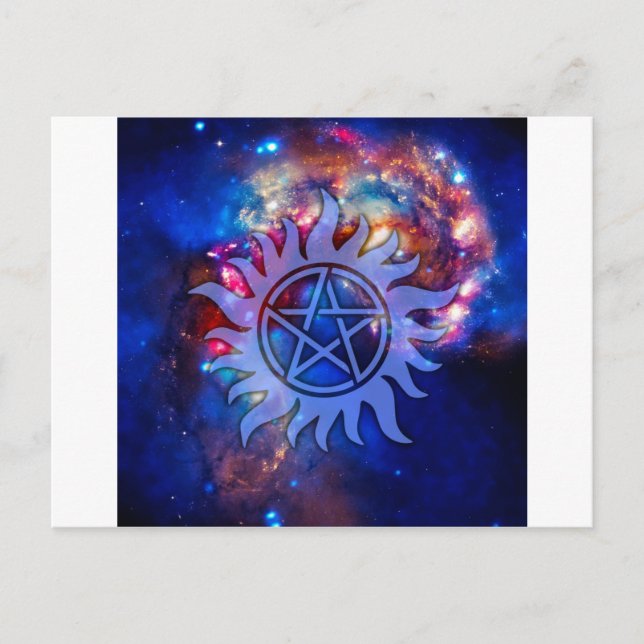Postal Cosmos ocultas (Anverso)