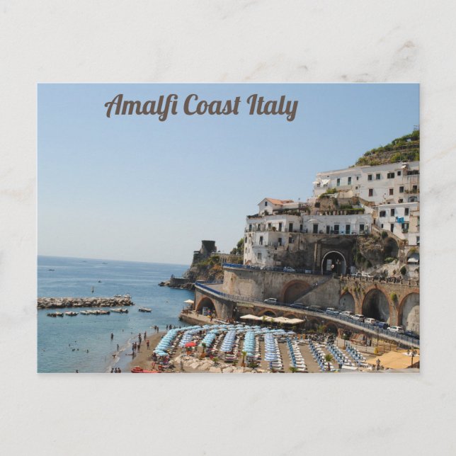 Postal Costa Amalfi Italia (Anverso)