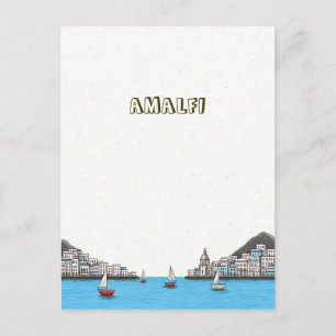 Postal Costa Amalfitana Italia Viajes