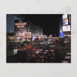 Postal Costa Barbárica Las Vegas por la noche