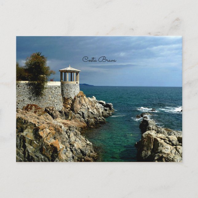 Postal Costa Brava, España (Anverso)