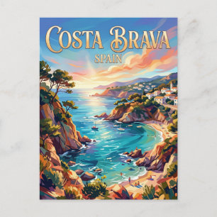 Postal Costa Brava España