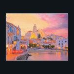 Postal costa brava spain pastel<br><div class="desc">costa brava spain pastel</div>
