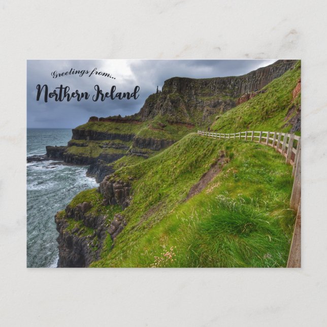Postal Costa cerca de Giants Causeway Irlanda del Norte (Anverso)