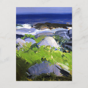 Postal Costa Cubierta de Viñas, Isla Monhegan, Maine, 