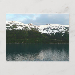 Postal Costa de Alaska al anochecer