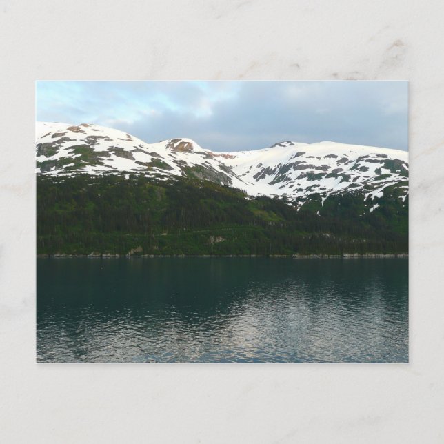 Postal Costa de Alaska al anochecer (Anverso)