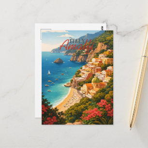 Postal Costa de Amalfi Italia