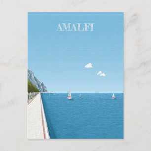 Postal Costa de Amalfi Italia Viajes
