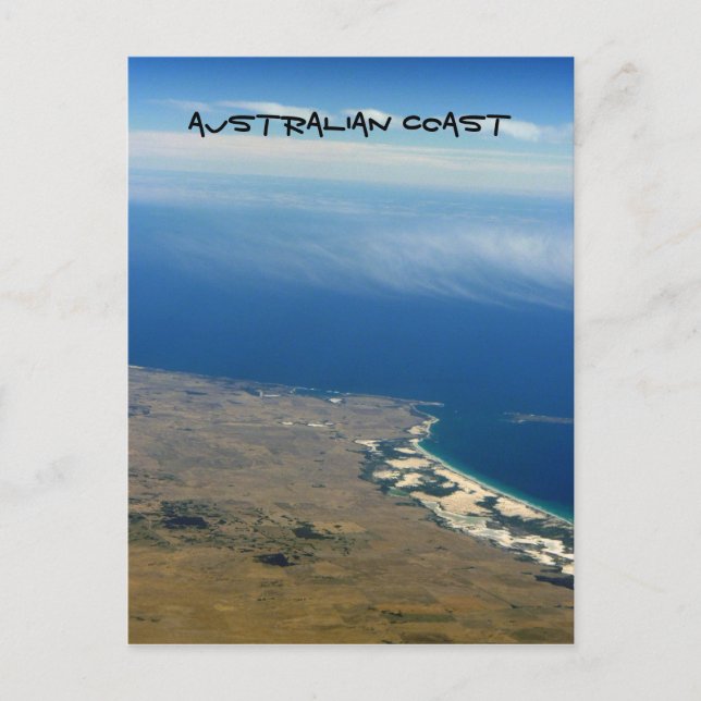 Postal Costa de Australia (Anverso)