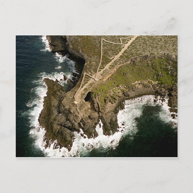 Postal Costa de Australia: Arco de Almirante, isla cangur (Anverso)