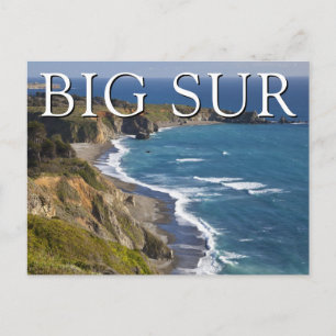 Postal Costa de Big Sur   California   Gracias