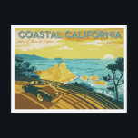 Postal Costa de California<br><div class="desc">Anderson Design Group es una firma de diseño y ilustracion galardonada en Nashville,  Tennessee. El fundador Joel Anderson dirige un equipo de artistas talentosos para crear arte poster original que se parece a las estampas publicitarias tradicionales de los años 20 a los 60.</div>