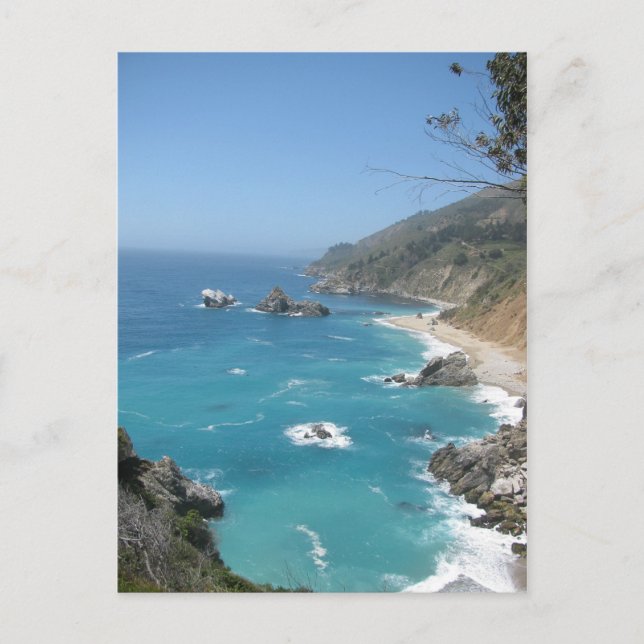 Postal Costa de California - Big Sur (Anverso)