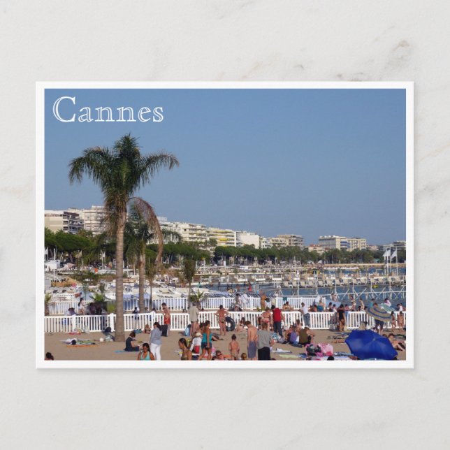 Postal costa de cannes (Anverso)