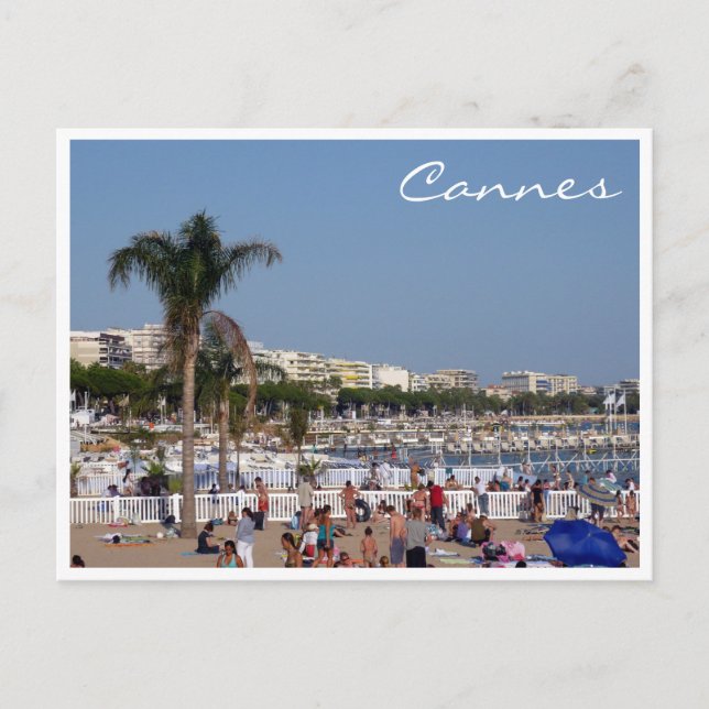Postal costa de cannes (Anverso)