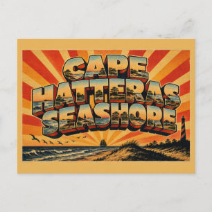 Postal Costa de Cape Hatteras Carolina del Norte Dunas de