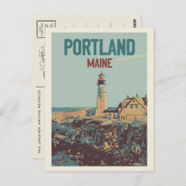 Postal Costa de faro Portland Maine EE.UU.