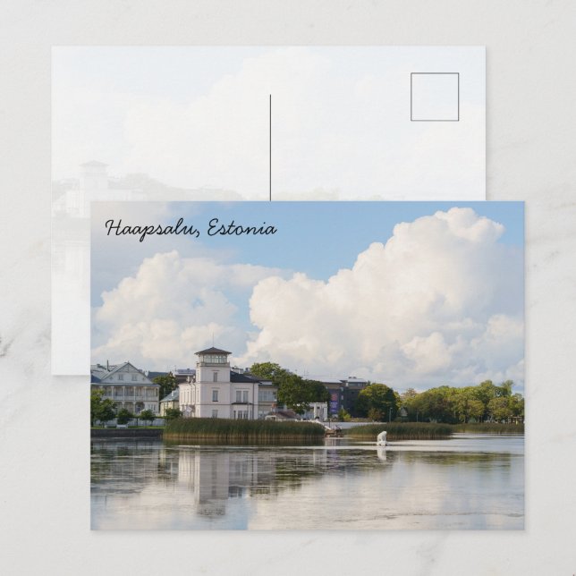 Postal costa de Haapsalu, Estonia viaje (Anverso / Reverso)