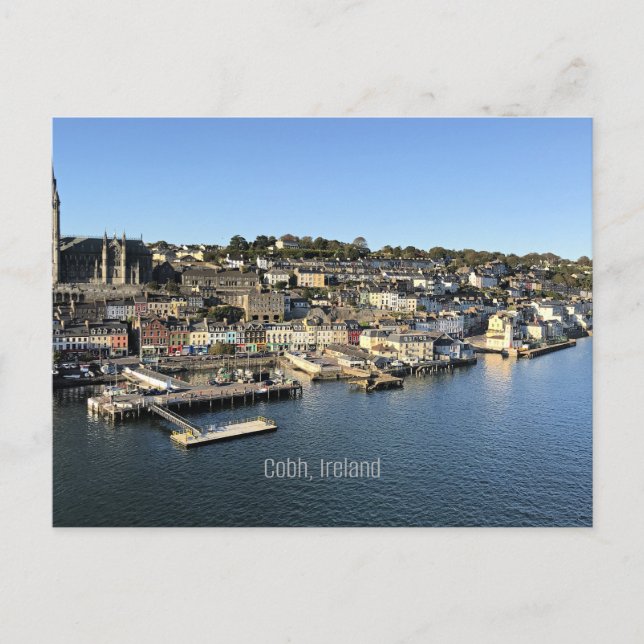 Postal Costa de Irlanda, fotografía, (Anverso)