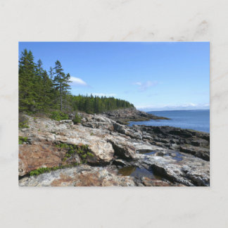 Postal Costa de la isla Bar en el Parque Nacional Acadia