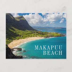 Postal Costa de la playa de Makapuu