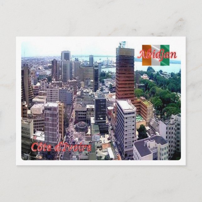 Postal Costa de Marfil - Abidjan - (Anverso)