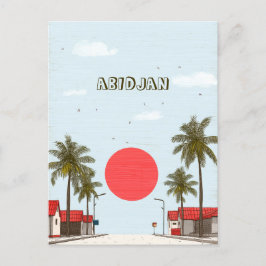 Postal Costa de Marfil de Abiyán