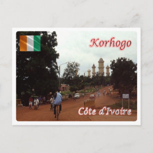 Postal Costa de Marfil - Korhogo -