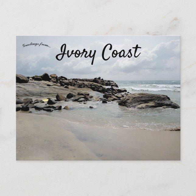 Postal Costa de Marfil República de Costa de Marfil (Anverso)