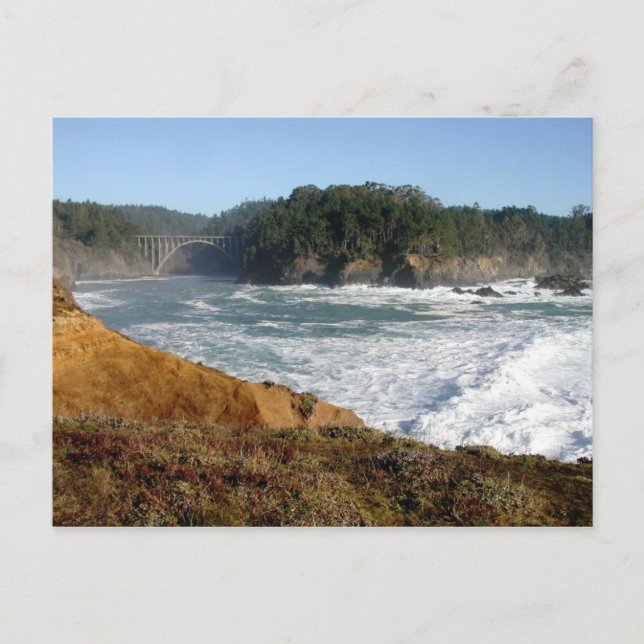 Postal Costa de Mendocino, California (Anverso)