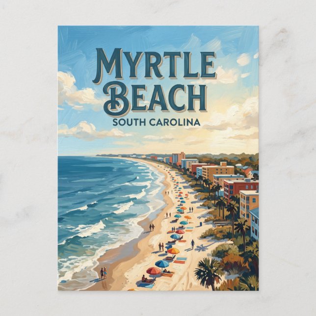 Postal Costa de Myrtle (Anverso)