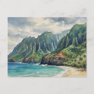 Postal Costa de Na Pali de Kauai