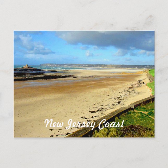 Postal Costa de Nueva Jersey, NJ (Anverso)