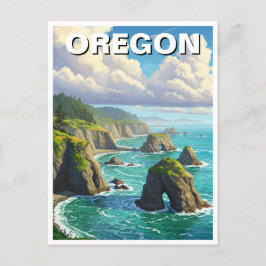 Postal Costa de Oregon Travel