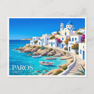 Postal Costa de Paros Grecia