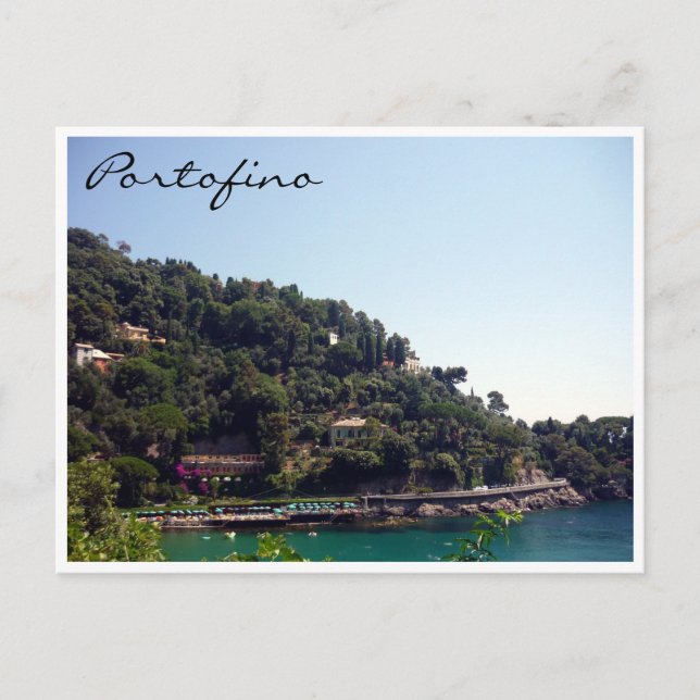 Postal costa de portofino (Anverso)