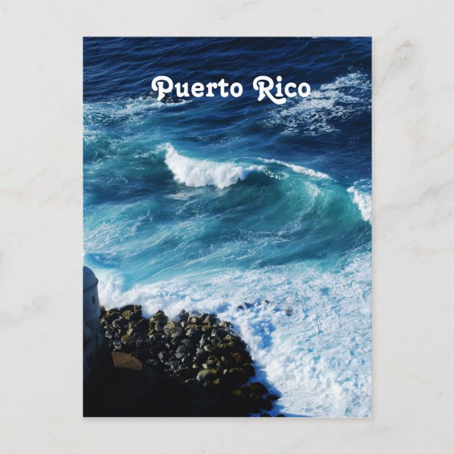 Postal Costa de Puerto Rico (Anverso)
