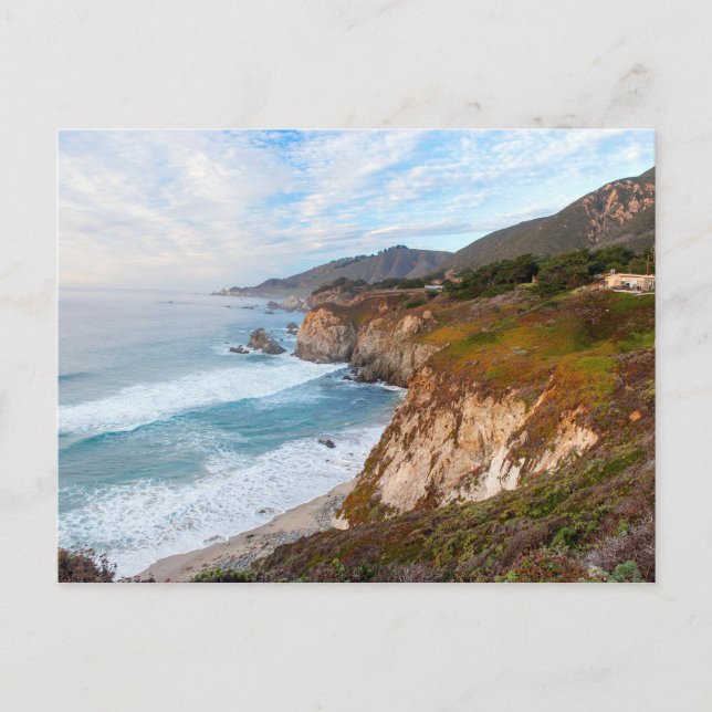 Postal Costa del Big Sur (Anverso)