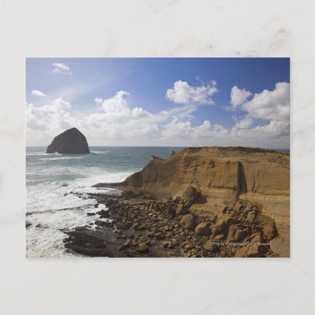 Postal Costa del Pacífico rocosa de Oregon en ciudad (Anverso)